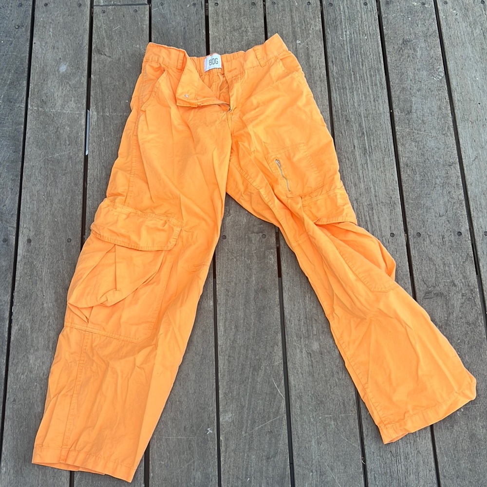 Urban orange cargo pants